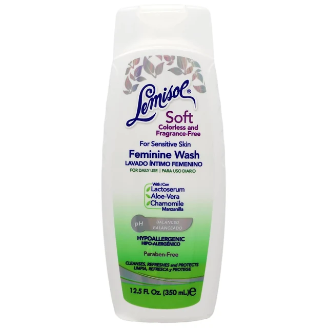 Lemisol Soft Fragrance-Free Feminine Wash, 12.5 fl oz